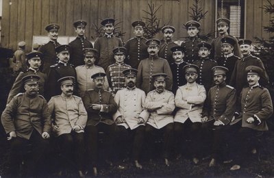 Group of German army officers (b/w photo) 作者 德国摄影师