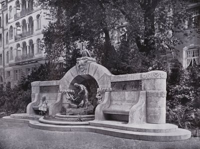 莱比锡：Marchenbrunnen（黑白照片） 作者 德国摄影师