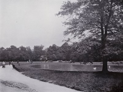 Leipzig: Rosental, Restaurant Schweizerhauschen (b/w photo) 作者 德国摄影师