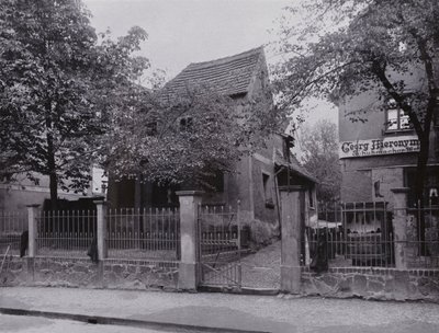 Leipzig: Schillerhaus in Gohlis (b/w photo) 作者 德国摄影师