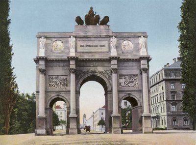 慕尼黑/慕尼黑: Siegestor (照片) 作者 德国摄影师