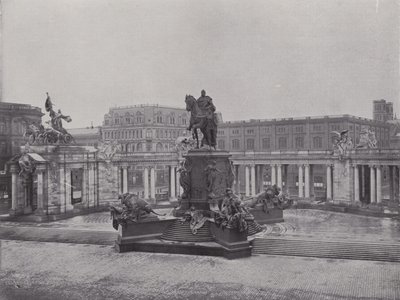 Nationaldenkmal Kaiser Wilhelm I (b/w photo) 作者 德国摄影师