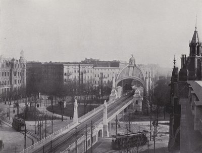 Nollendorfplatz，Der Hochbahn 车站（黑白照片） 作者 德国摄影师