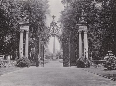 Potsdam, Eingang Zum Park Von Sanssouci (b/w photo) 作者 德国摄影师