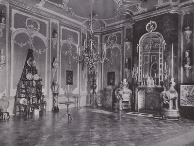 Potsdam, Neues Palais, Japanischer Salon (b/w photo) 作者 德国摄影师