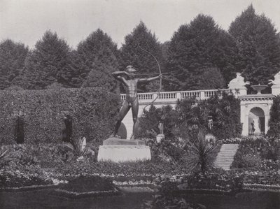 Potsdam, Sicilianischer Garten, Bogenschutze (b/w photo) 作者 德国摄影师