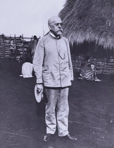 Robert Koch, German doctor and bacteriologist, in Africa 作者 德国摄影师