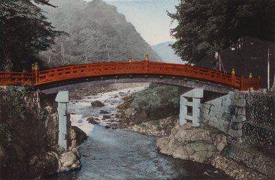 日本，约 1912 年：东京以北 90 英里的日光圣桥（照片） 作者 摄影师 日本人