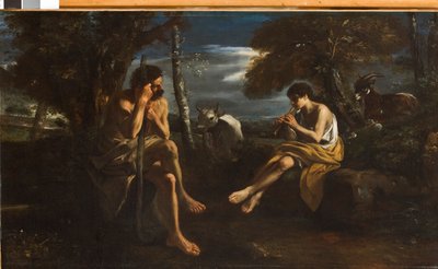 水星让阿格斯进入睡眠状态，c.1645-55 作者 码头弗朗切斯科莫拉