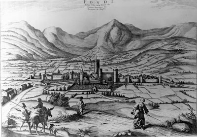 丰迪市，由意大利新剧院彼得·莫蒂埃（Pieter Mortier，1661-1711）雕刻 作者 皮埃尔 (1661-1711) 莫蒂埃