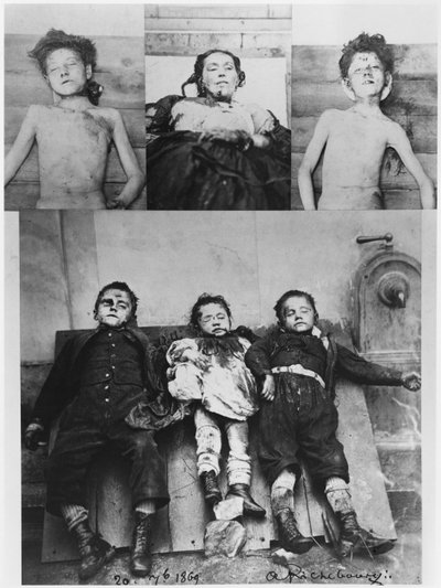 Troppmann事件，Kinck家庭被Jean-Baptiste Troppmann谋杀，1869年 作者 皮埃尔·安布罗斯·里奇堡