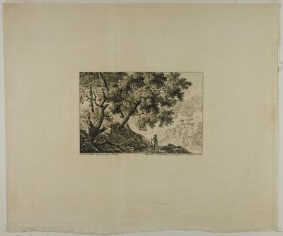 拄杖男子的风景 作者 皮埃尔·安托万·蒙金