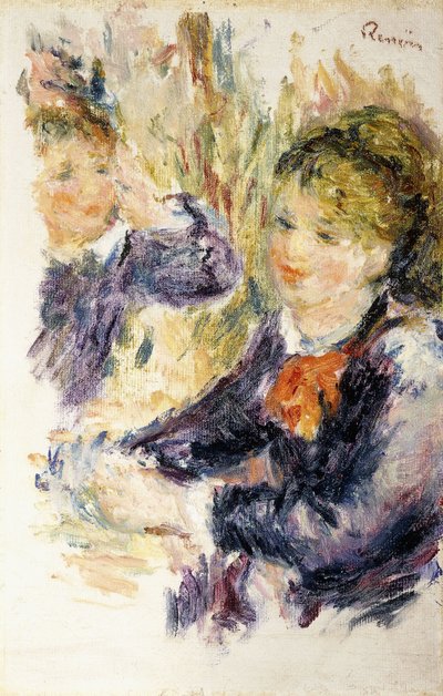 在Milliner； Chez la Modiste，约1878年 作者 皮埃尔·奥古斯特·雷诺阿