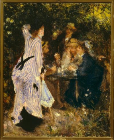 在花园里（在阴凉处，Moulin de la Galette） 作者 皮埃尔·奥古斯特·雷诺阿