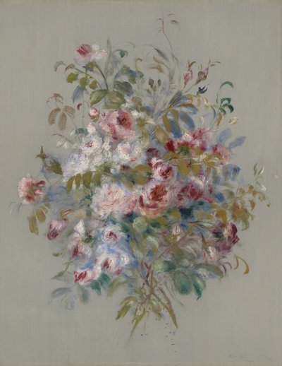 玫瑰花束，1879年 作者 皮埃尔·奥古斯特·雷诺阿