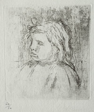 克劳德·雷诺阿（Claude Renoir），左路四分之三，1908年。 作者 皮埃尔·奥古斯特·雷诺阿