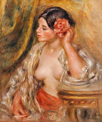 加布里埃尔（Gabrielle）儿子发怒，1910年 作者 皮埃尔·奥古斯特·雷诺阿