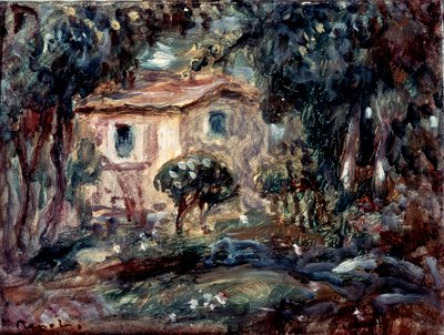 景观。 Le Cannet，1902年。 作者 皮埃尔·奥古斯特·雷诺阿