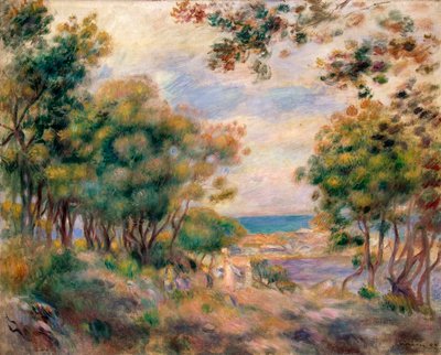 1899年在Beaulieu的风景。 作者 皮埃尔·奥古斯特·雷诺阿