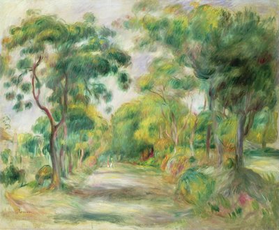 迷笛风景（布面油画） 作者 皮埃尔·奥古斯特·雷诺阿