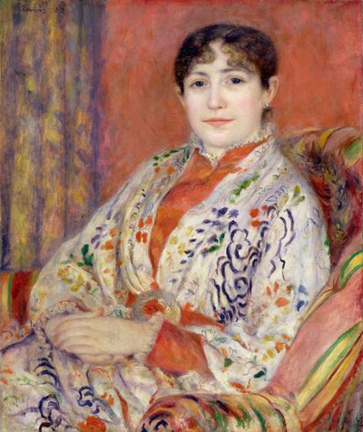 赫瑞夫人，1882年 作者 Pierre Auguste Renoir