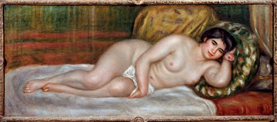 裸女沙发 (Gabrielle) 作者 Pierre Auguste Renoir