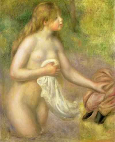 布鲁克裸体 作者 Pierre Auguste Renoir