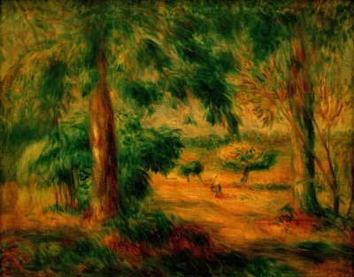 迷笛风景 作者 皮埃尔·奥古斯特·雷诺阿