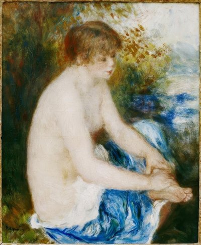 小蓝裸 作者 Pierre Auguste Renoir