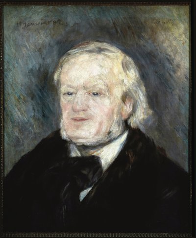 Portrait of Richard Wagner (oil on canvas 作者 皮埃尔·奥古斯特·雷诺阿