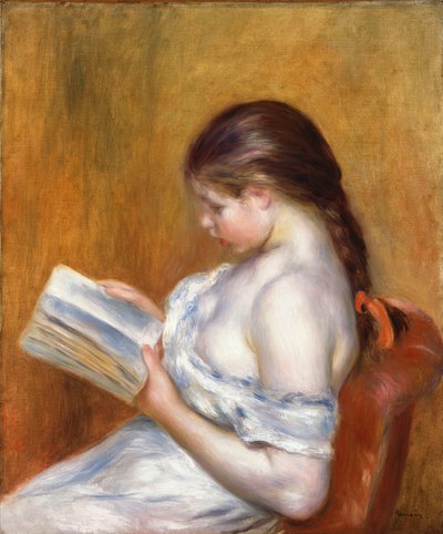 阅读; 1888年讲课 作者 皮埃尔·奥古斯特·雷诺阿