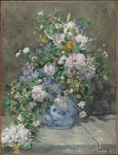 Spring Bouquet，1866 作者 皮埃尔·奥古斯特·雷诺阿