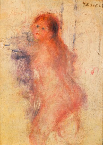 站立的裸体女人 作者 Pierre Auguste Renoir