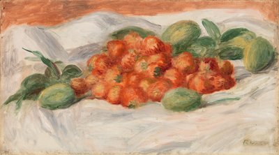 草莓和杏仁（Fraises et amandes） 作者 皮埃尔·奥古斯特·雷诺阿