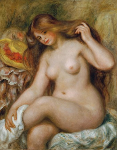 浴女》，约 1903 年（布面油画） 作者 