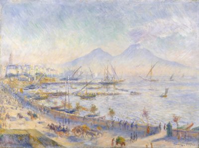 那不勒斯湾，1881年 作者 皮埃尔·奥古斯特·雷诺阿