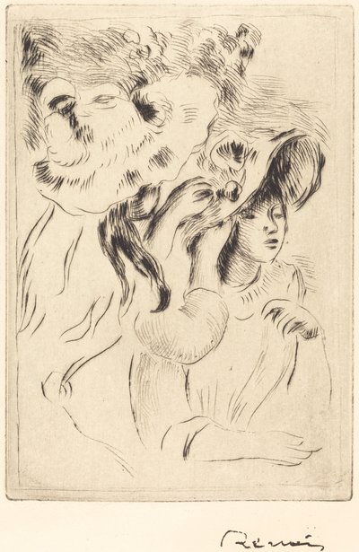 帽针 Le chapeau epingle, 1894. 作者 皮埃尔·奥古斯特·雷诺阿