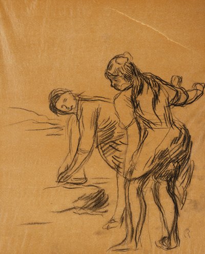 两位舞者；两位舞者 作者 皮埃尔·奥古斯特·雷诺阿
