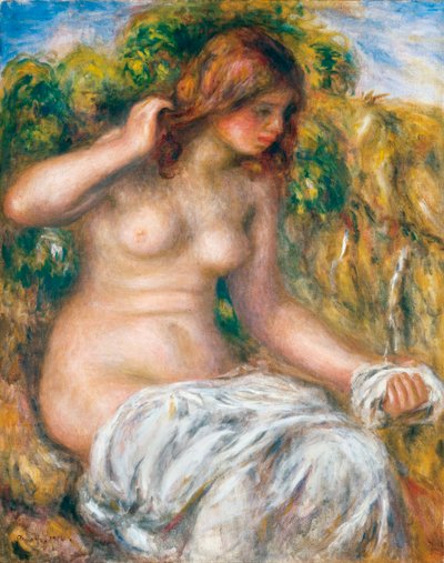 女人，到1914年春天 作者 皮埃尔·奥古斯特·雷诺阿