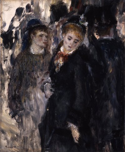 少女，1877年 作者 皮埃尔·奥古斯特·雷诺阿