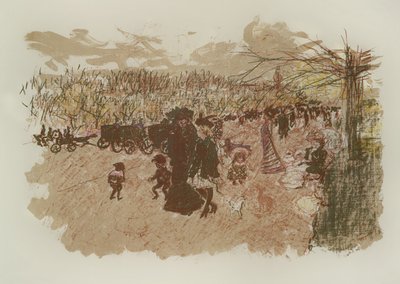 大道在Bois de Boulogne，198999 作者 皮埃尔·邦纳德