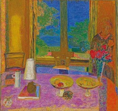 花园的大餐厅（Grande salleàmanger sur le jardin）。 1934-35 作者 皮埃尔·邦纳德