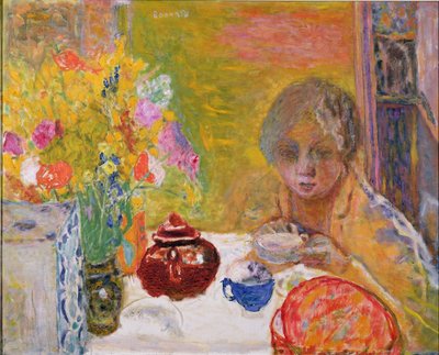 早餐，1932年 作者 皮埃尔·邦纳德