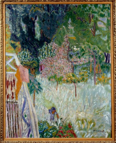 Le apple mier floral ou balcon Vernonet 画作：Pierre Bonnard (1867-1947) 1920 Dim. 1x0,8 m Brest musee des Beaux Arts 作者 皮埃尔·邦纳德
