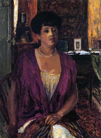 Claude Anet女士，1910年 作者 皮埃尔·邦纳德