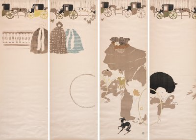 保姆长廊，马车门楣 作者 Molines, 20 rue Laffitte, 巴黎