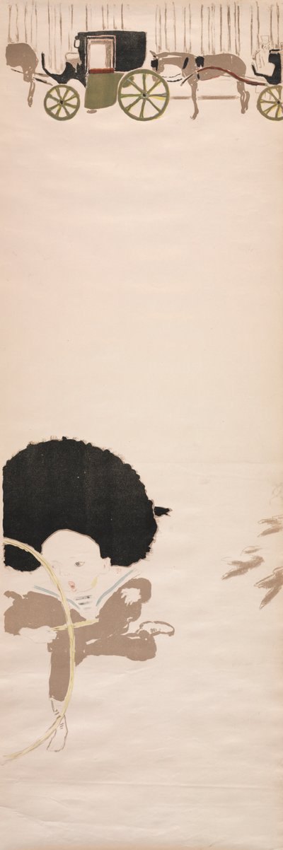 护女长廊，马车带，1895年。 作者 皮埃尔·邦纳德