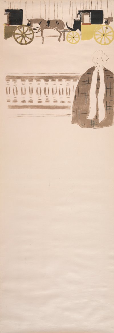 护女长廊，马车带，1895年。 作者 皮埃尔·邦纳德