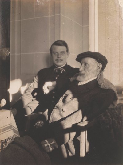 Pierre-Auguste和Jean Renoir，c。 1916年。 作者 皮埃尔·邦纳德