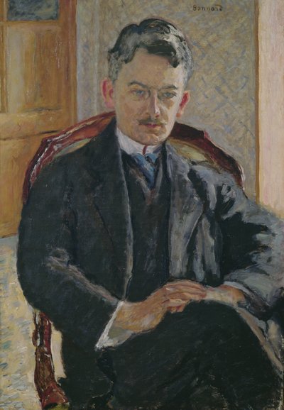 1909年Georges Besson的肖像 作者 Pierre Bonnard